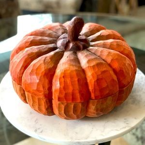 Wooden Pumpkin